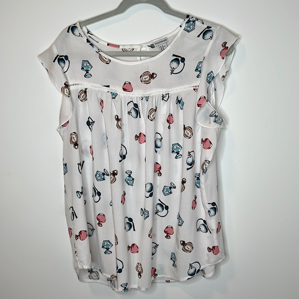 PARAPHRASE | Perfume Bottle Tank Ruffle Sleeves